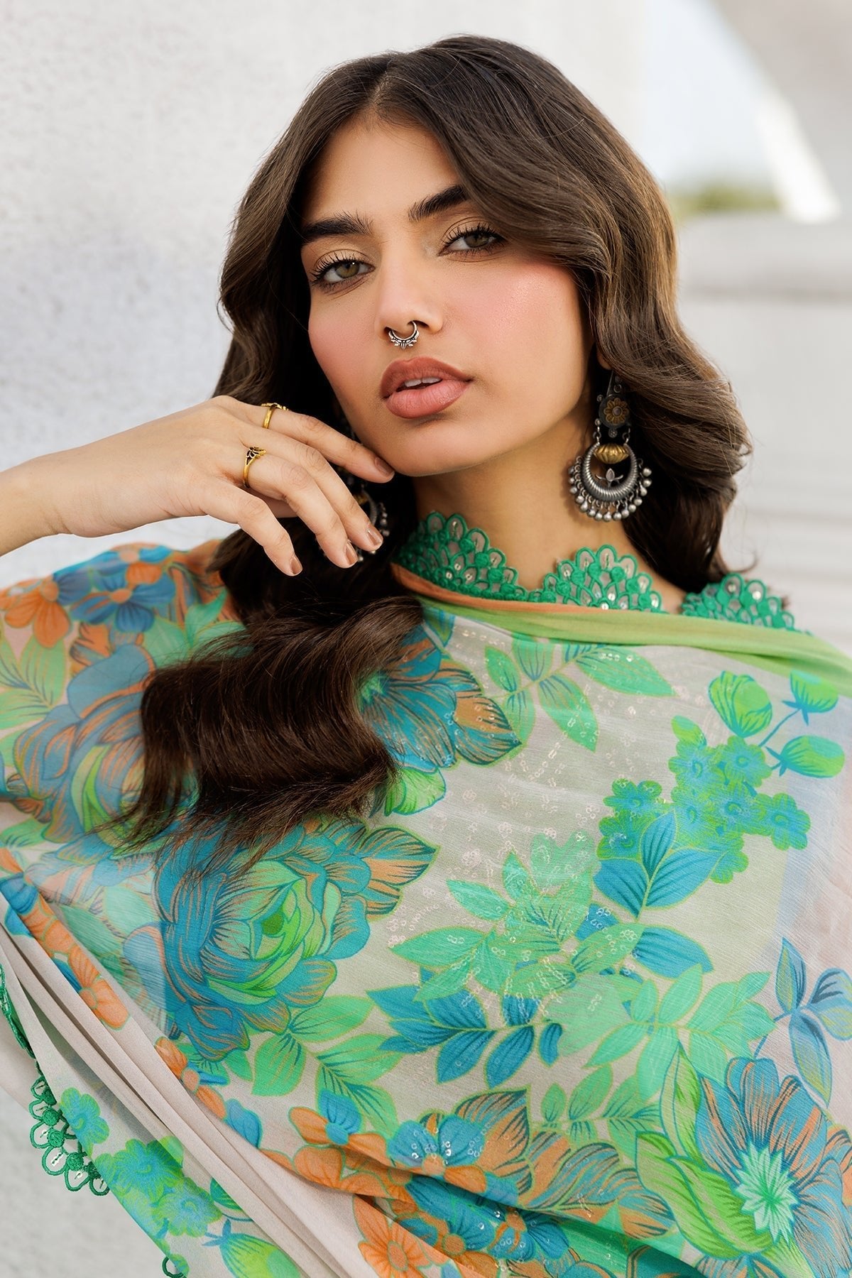 Charizma | Rangoli Lawn | CRO5-03-Brand:Charizma-Type:Ladies Clothes-Multi-Lawn-House of Maryam- Buy in UK, USA