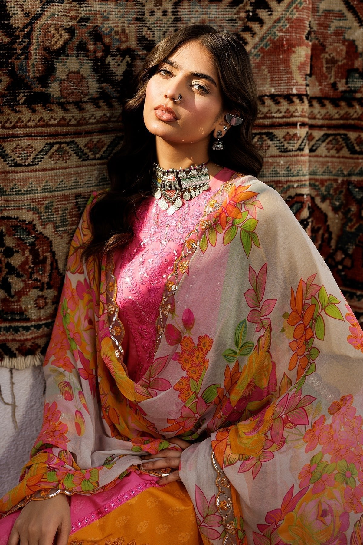 Charizma | Rangoli Lawn | CRO5-04-Brand:Charizma-Type:Ladies Clothes-Multi-Lawn-House of Maryam- Buy in UK, USA