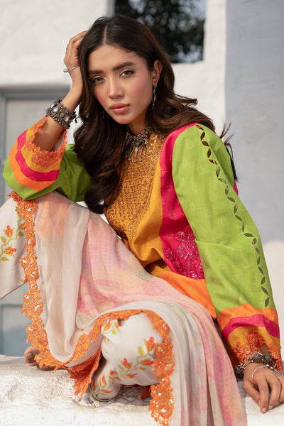 Charizma | Rangoli Lawn | CRO5-06-Brand:Charizma-Type:Ladies Clothes-Multi-Lawn-House of Maryam- Buy in UK, USA