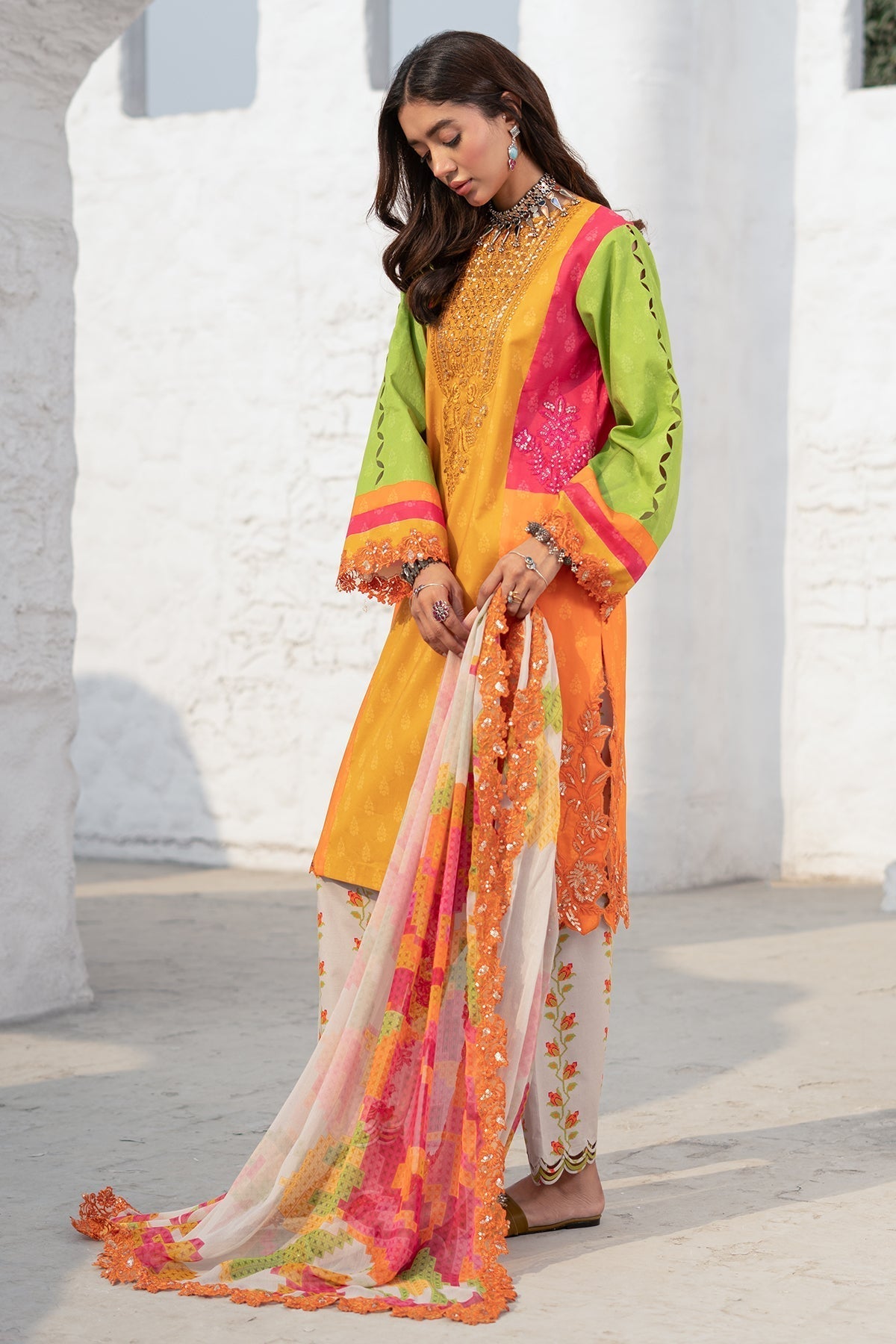 Charizma | Rangoli Lawn | CRO5-06-Brand:Charizma-Type:Ladies Clothes-Multi-Lawn-House of Maryam- Buy in UK, USA