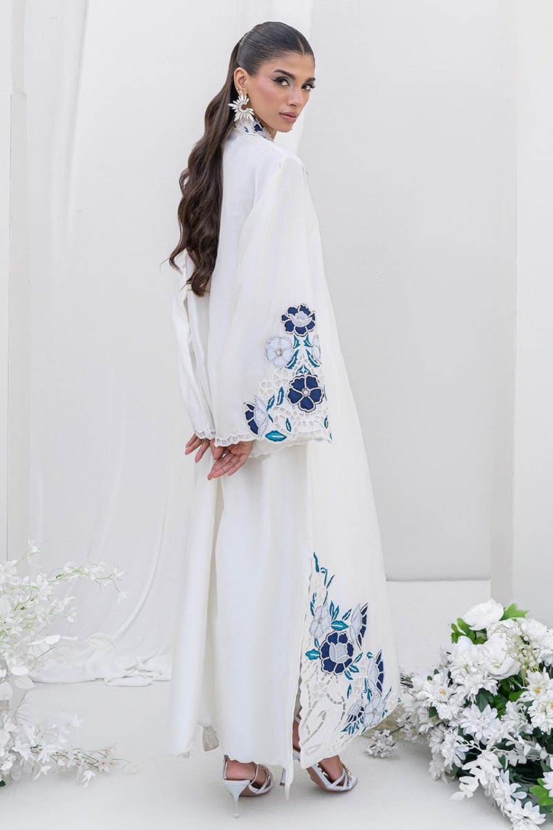 Chic Ophicial | Aarzu Luxe Pret | Ocean Pearl-Brand:Chic Ophicial-Type:Ladies Clothes-White-Pure Sheesha-House of Maryam- Buy in UK, USA