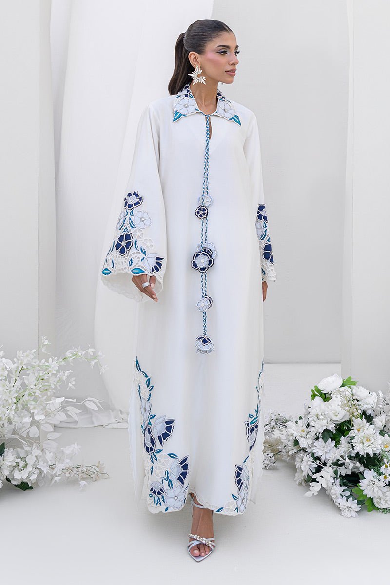 Chic Ophicial | Aarzu Luxe Pret | Ocean Pearl-Brand:Chic Ophicial-Type:Ladies Clothes-White-Pure Sheesha-House of Maryam- Buy in UK, USA