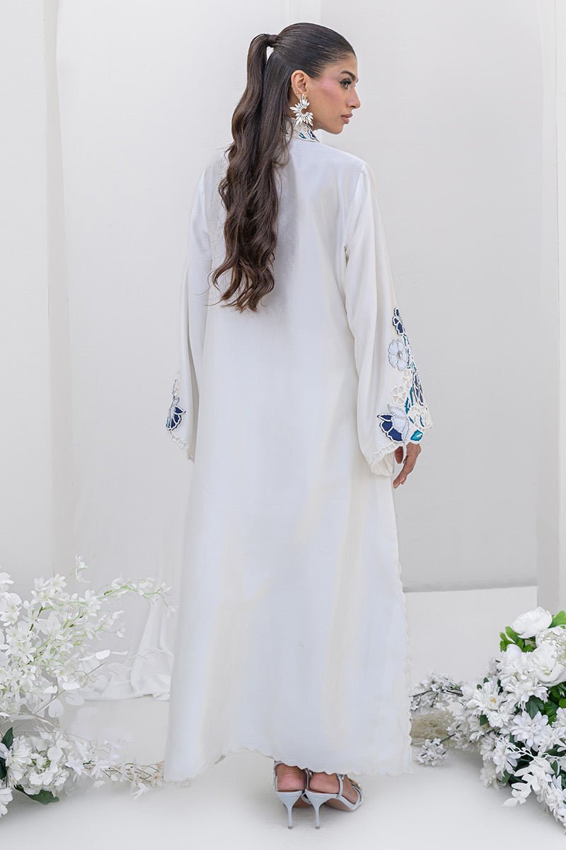 Chic Ophicial | Aarzu Luxe Pret | Ocean Pearl-Brand:Chic Ophicial-Type:Ladies Clothes-White-Pure Sheesha-House of Maryam- Buy in UK, USA