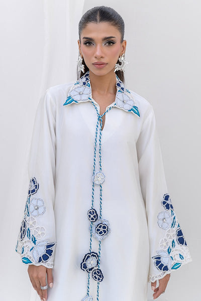 Chic Ophicial | Aarzu Luxe Pret | Ocean Pearl-Brand:Chic Ophicial-Type:Ladies Clothes-White-Pure Sheesha-House of Maryam- Buy in UK, USA