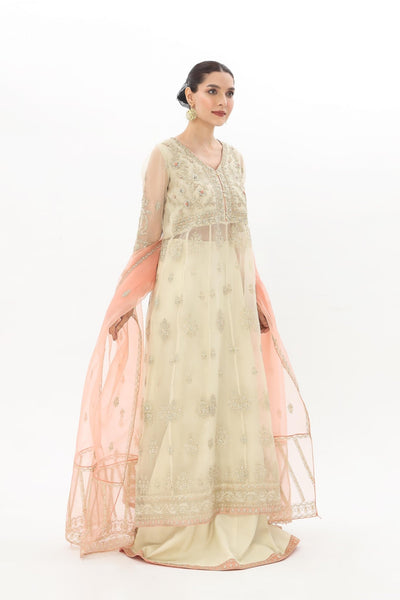 Chinyere | Formal Wedding Exclusive | (AW0008)-Brand:Chinyere-Type:Ladies Clothes-Off White-Organza-House of Maryam- Buy in UK, USA
