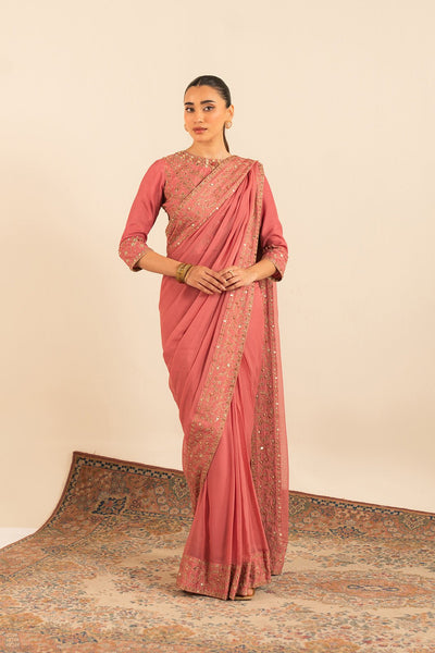 Chinyere | Formal Wedding Exclusive | (FW0001)-Brand:Chinyere-Type:Ladies Clothes-Pink-Chiffon-House of Maryam- Buy in UK, USA