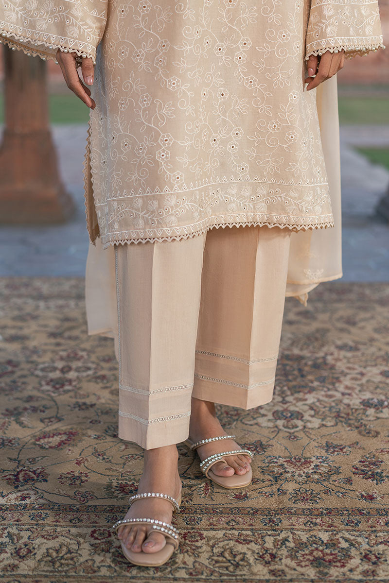 Cross Stitch | Exclusive Pret | Ecru Breeze-3PC (Shirt, Trouser & Dupatta)-2