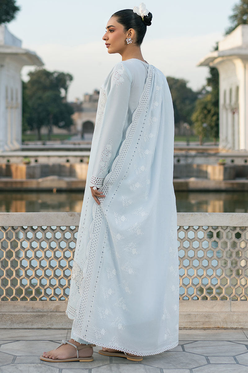 Cross Stitch | Exclusive Pret | Aqua Haze-3PC (Shirt, Trouser & Dupatta), image 6