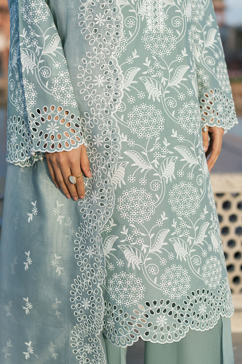 Cross Stitch | Exclusive Pret | Ocean Spruce-3PC (Shirt, Trouser & Dupatta), image 5