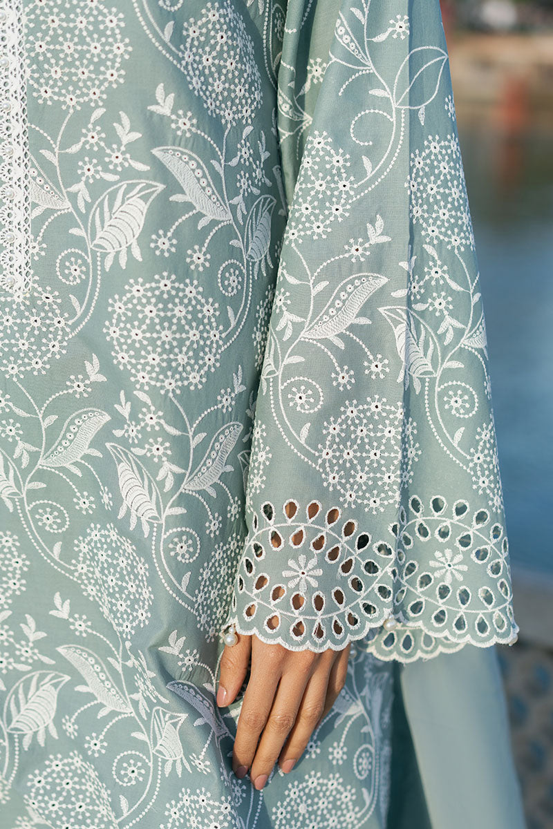 Cross Stitch | Exclusive Pret | Ocean Spruce-3PC (Shirt, Trouser & Dupatta), image 2