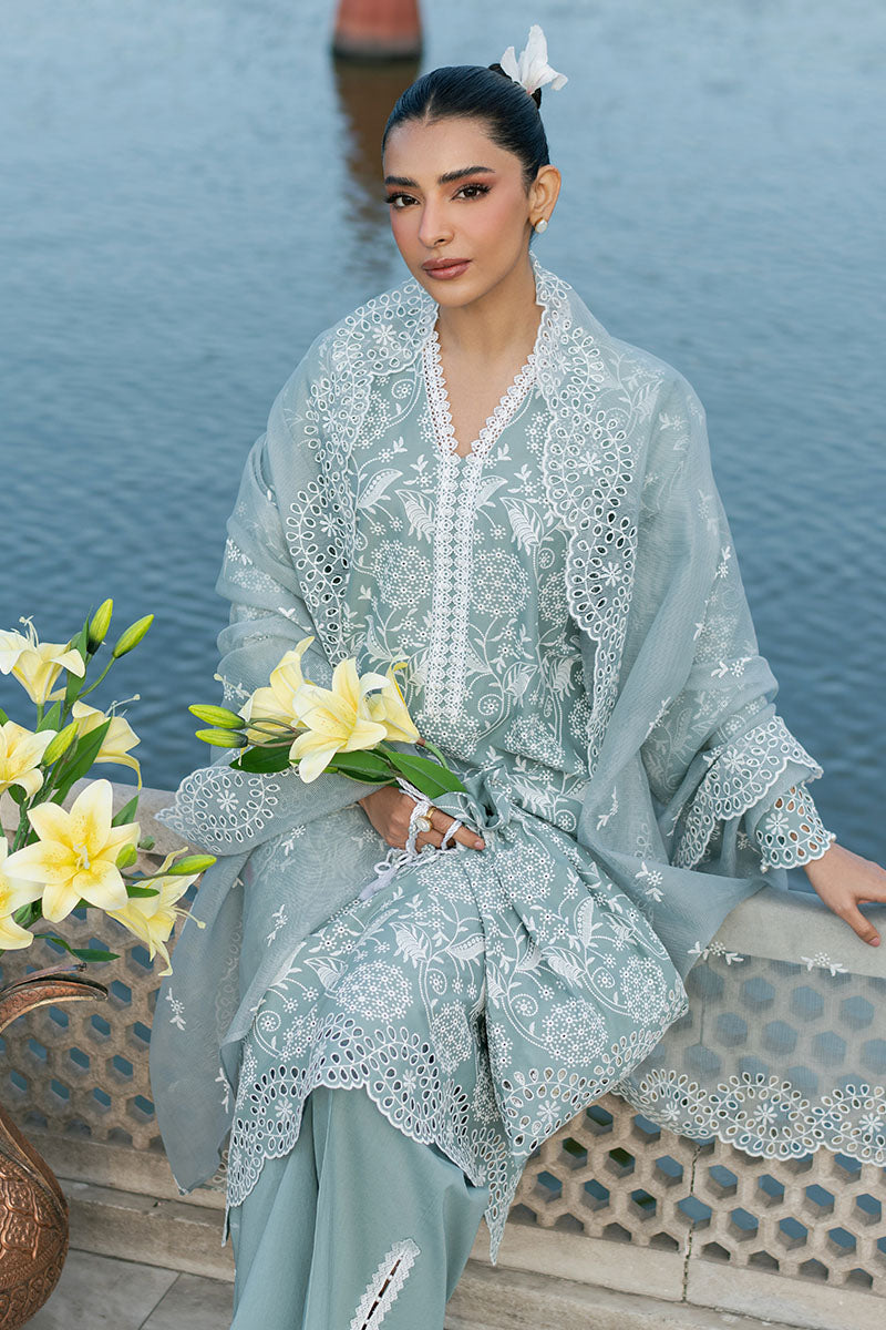 Cross Stitch | Exclusive Pret | Ocean Spruce-3PC (Shirt, Trouser & Dupatta), image 4