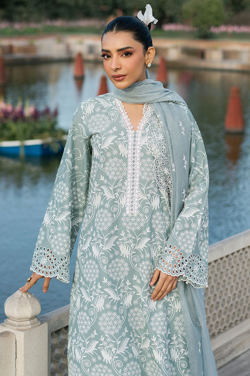 Cross Stitch | Exclusive Pret | Ocean Spruce-3PC (Shirt, Trouser & Dupatta)-3