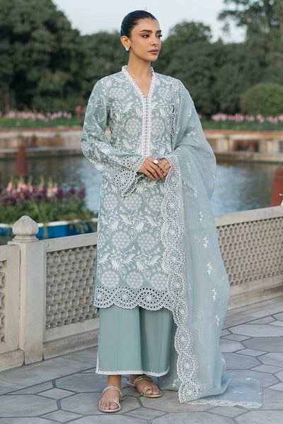 Cross Stitch | Exclusive Pret | Ocean Spruce-3PC (Shirt, Trouser & Dupatta)