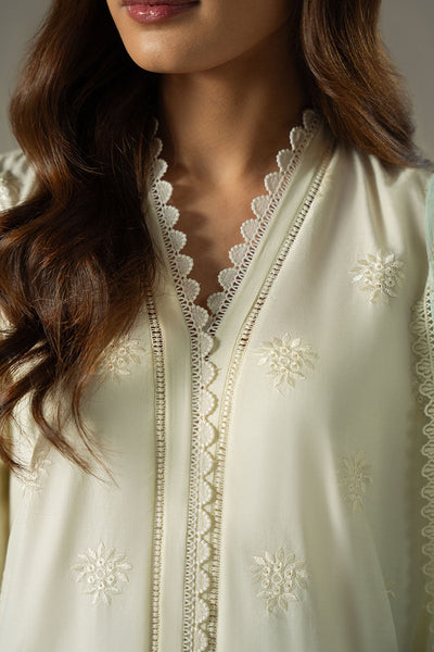 Cross Stitch | Chikankari Lawn 25 | FLORAL MELODY -  Cross Stitch Ladies Clothes - Original Designer Dress - House of Maryam