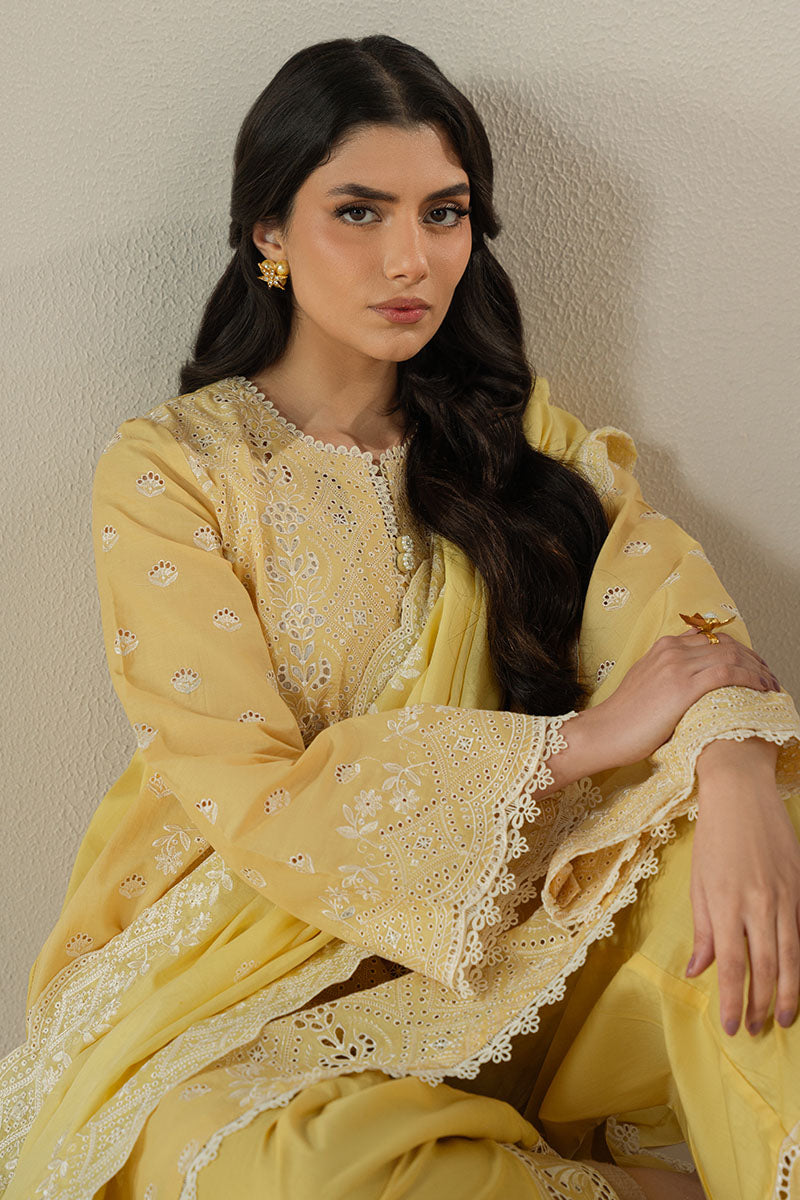 Cross Stitch | Chikankari Lawn 25 | ORCHID GEM -  Cross Stitch Ladies Clothes - Original Designer Dress - House of Maryam