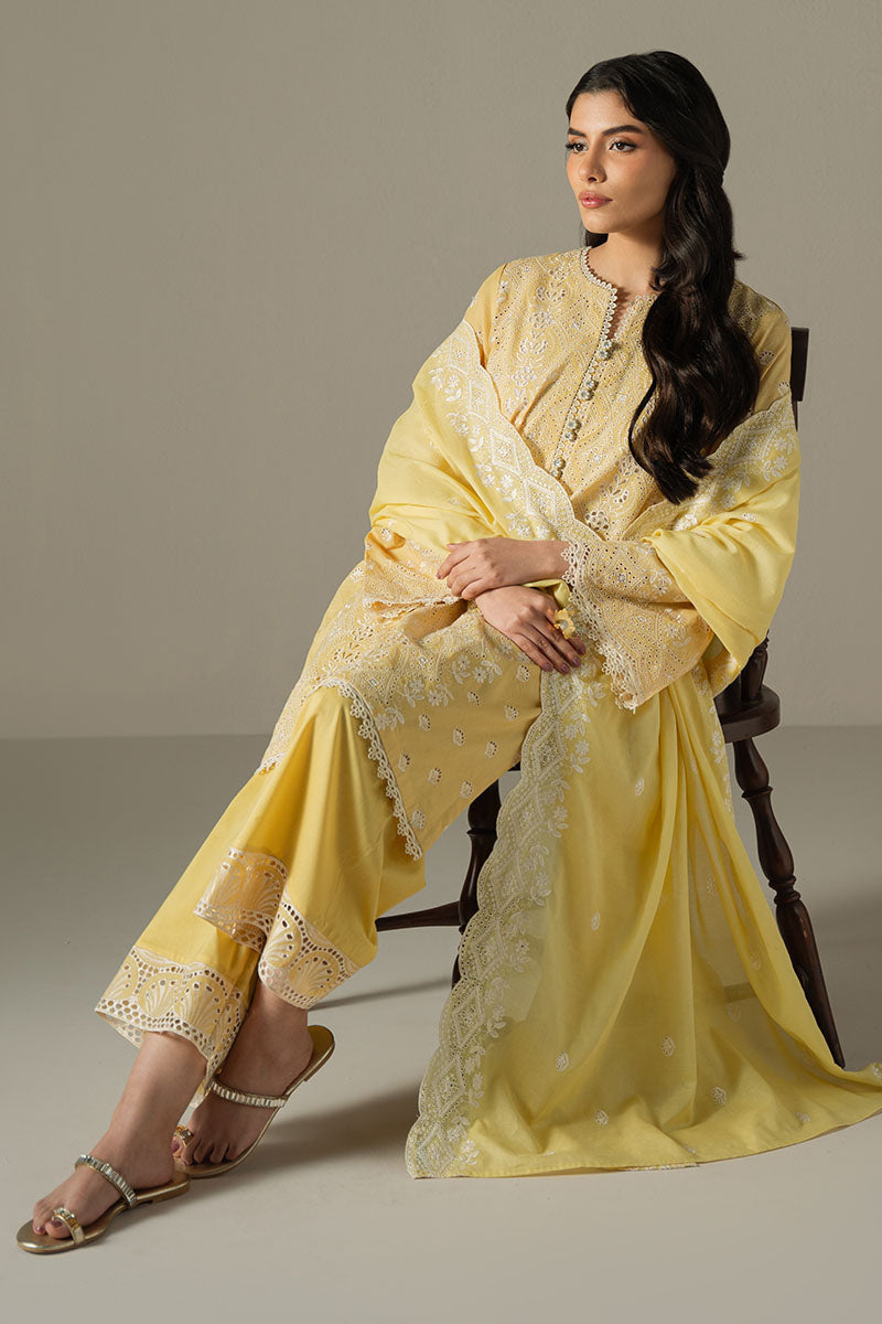 Cross Stitch | Chikankari Lawn 25 | ORCHID GEM -  Cross Stitch Ladies Clothes - Original Designer Dress - House of Maryam