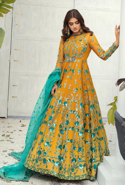 Waqas Shah | Malika E Jahan | Chand r Mukhi -  Waqas Shah Formal - Original Designer Dress - House of Maryam