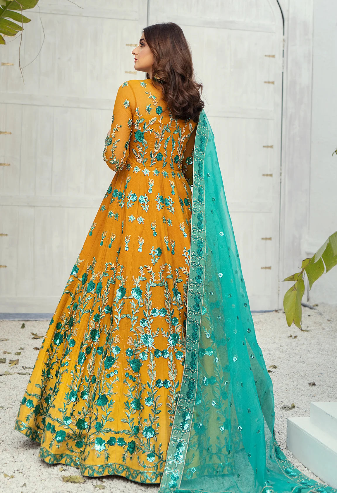 Waqas Shah | Malika E Jahan | Chand r Mukhi -  Waqas Shah Formal - Original Designer Dress - House of Maryam