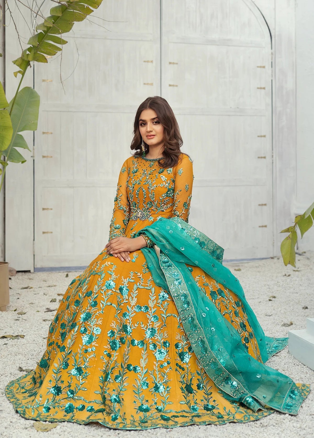 Waqas Shah | Malika E Jahan | Chand r Mukhi -  Waqas Shah Formal - Original Designer Dress - House of Maryam