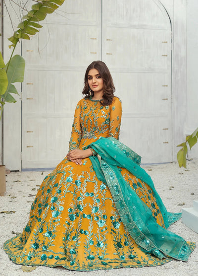 Waqas Shah | Malika E Jahan | Chand r Mukhi -  Waqas Shah Formal - Original Designer Dress - House of Maryam