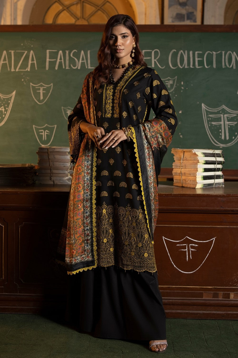 Ittehad | Embroidered Lawn | I-12 -  Ittehad Luxury - Original Designer Dress - House of Maryam