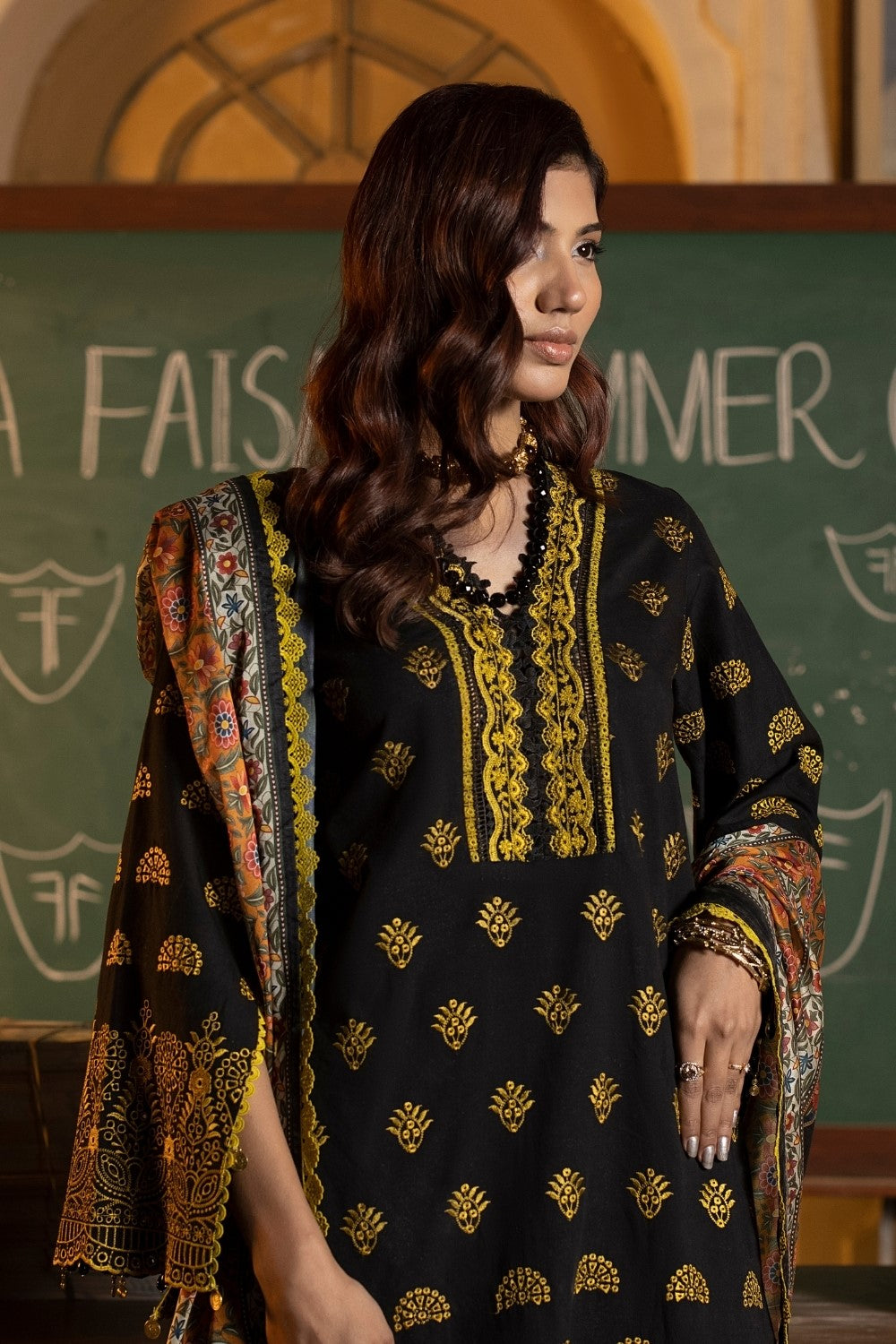 Ittehad | Embroidered Lawn | I-12 -  Ittehad Luxury - Original Designer Dress - House of Maryam