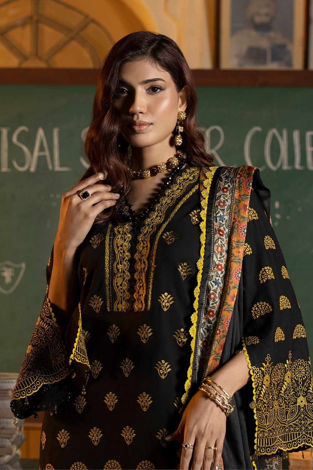 Ittehad | Embroidered Lawn | I-12 -  Ittehad Luxury - Original Designer Dress - House of Maryam