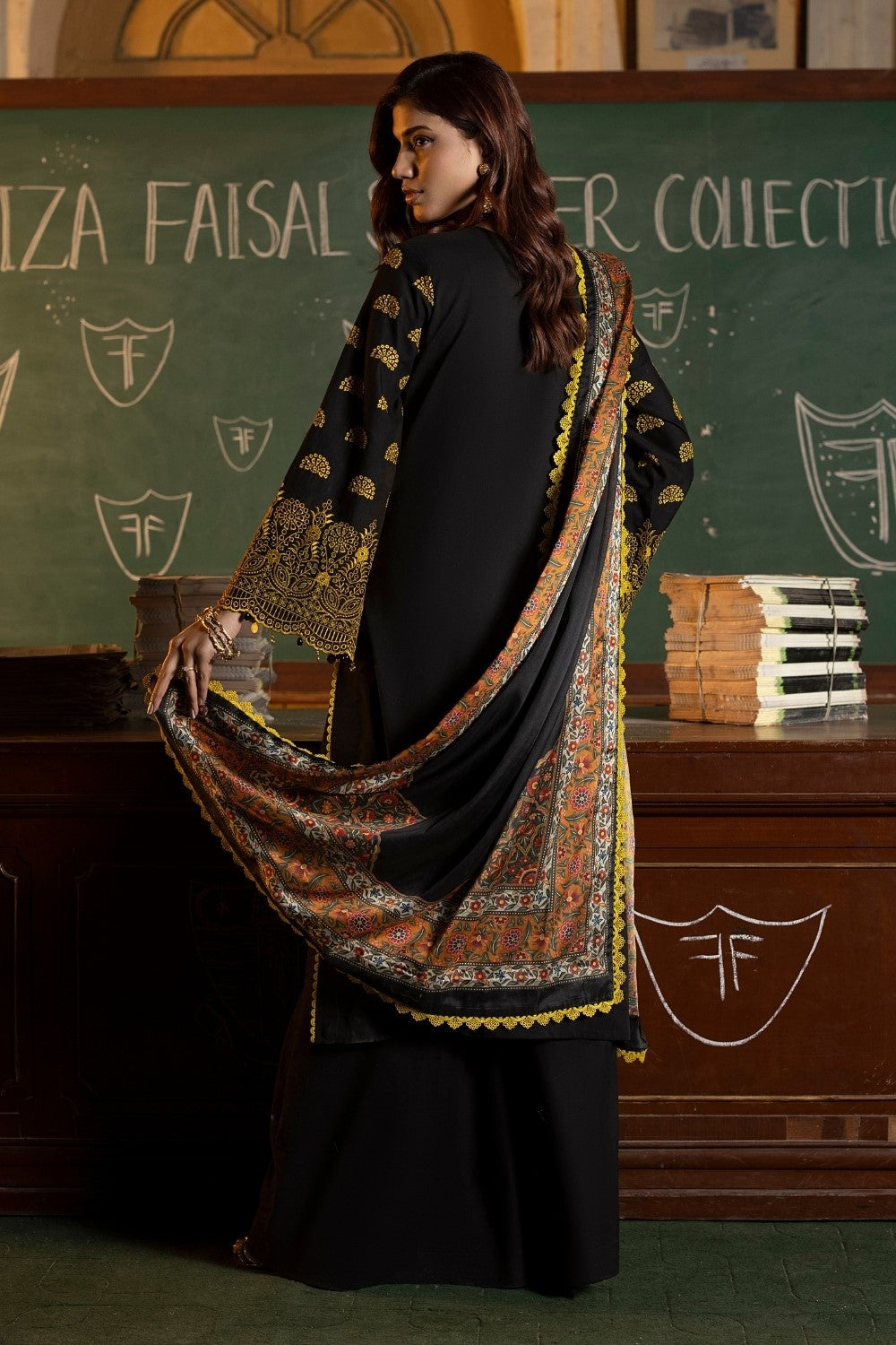Ittehad | Embroidered Lawn | I-12 -  Ittehad Luxury - Original Designer Dress - House of Maryam