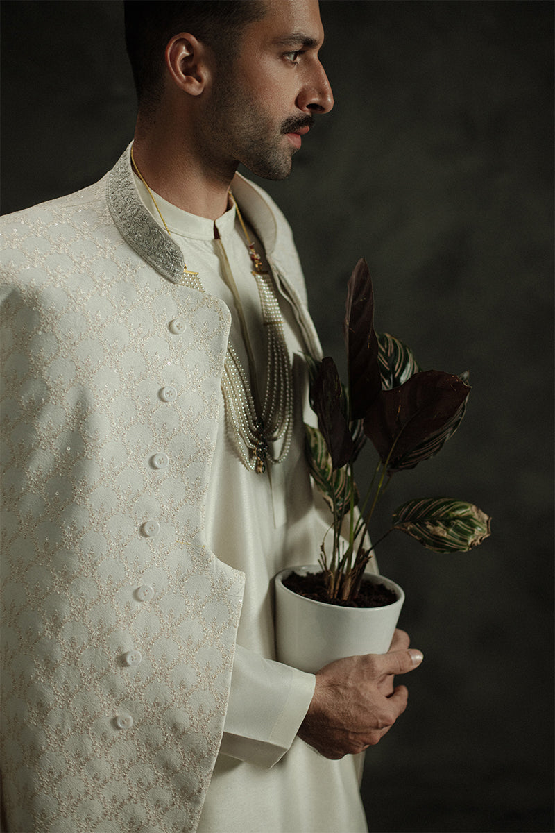Republic By Omar Farooq | Sherwani Couture | 'Ishan' Sherwani -  Republic by Omar Farooq SHERWANI COUTURE - Original Designer Dress - House of Maryam