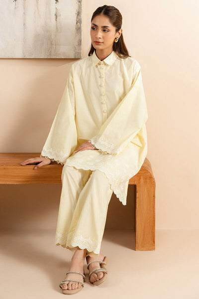 Cross Stitch | Exclusive Pret | Aurora Bloom-2 PC (Shirt & Trouser)