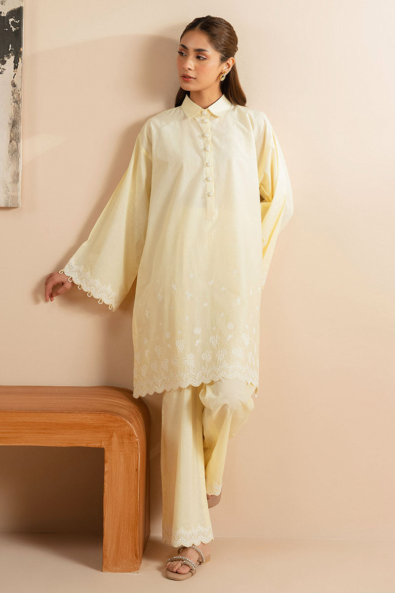 Cross Stitch | Exclusive Pret | Aurora Bloom-2 PC (Shirt & Trouser), image 5