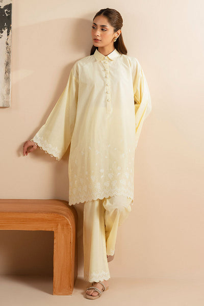 Cross Stitch | Exclusive Pret | Aurora Bloom-2 PC (Shirt & Trouser)