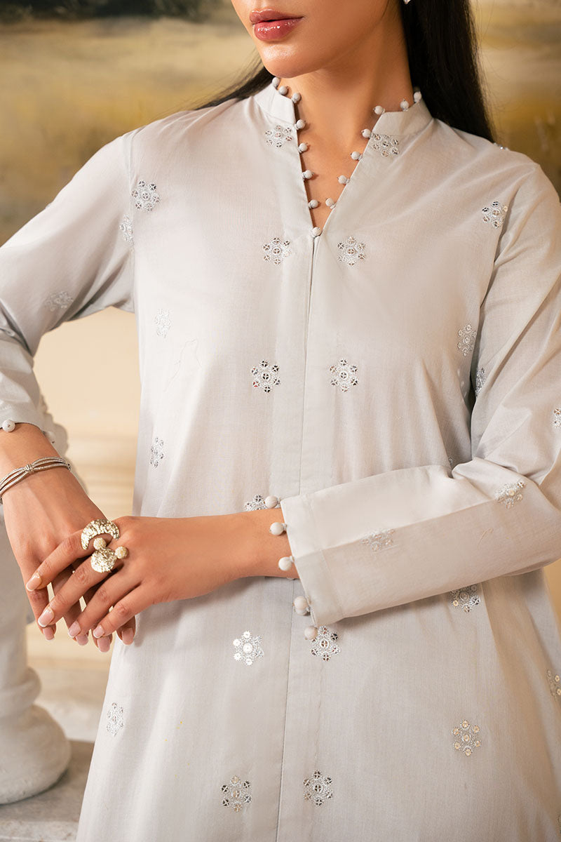Cross Stitch | Exclusive Pret | Serene Haze-2PC (Shirt & Trouser)-2