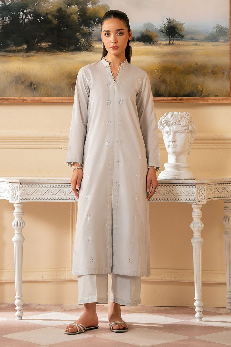 Cross Stitch | Exclusive Pret | Serene Haze-2PC (Shirt & Trouser)-1