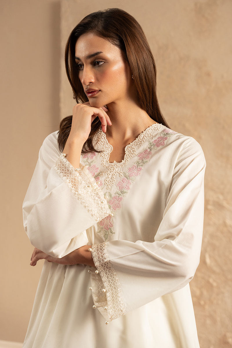 Cross Stitch | Exclusive Pret | Silver Dust-2PC (Shirt & Trouser)