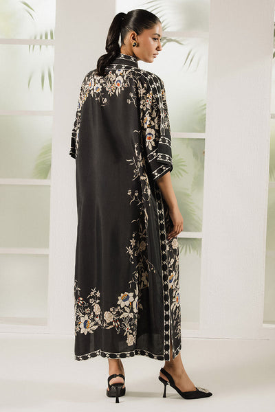 Cross Stitch | Exclusive Pret | Black Trellis Printed Silk Shirt