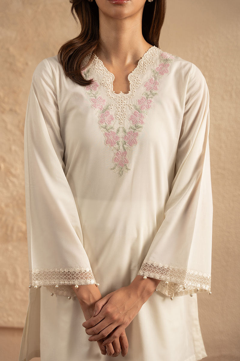 Cross Stitch | Exclusive Pret | Silver Dust-2PC (Shirt & Trouser), image 3