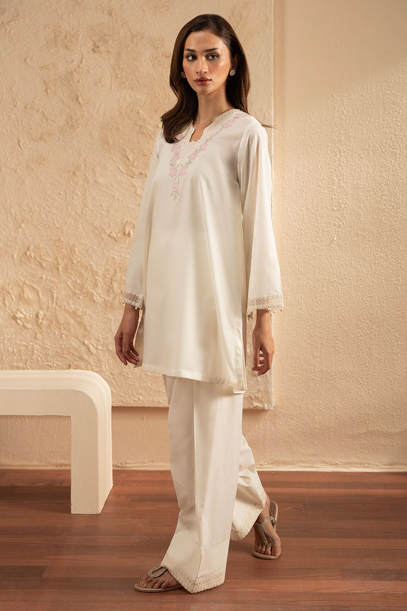 Cross Stitch | Exclusive Pret | Silver Dust-2PC (Shirt & Trouser), image 4