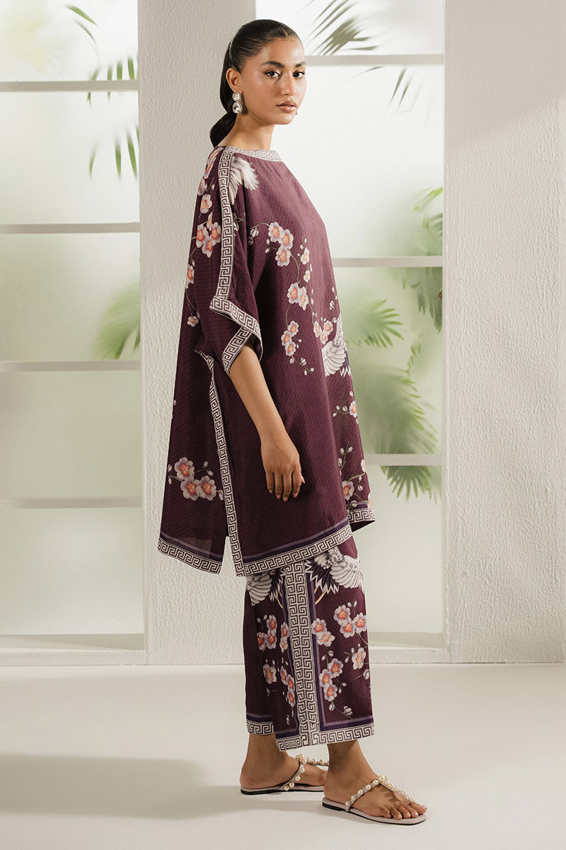 Cross Stitch | Exclusive Pret | Sakura Soar-2PC (Shirt & Trouser)-4