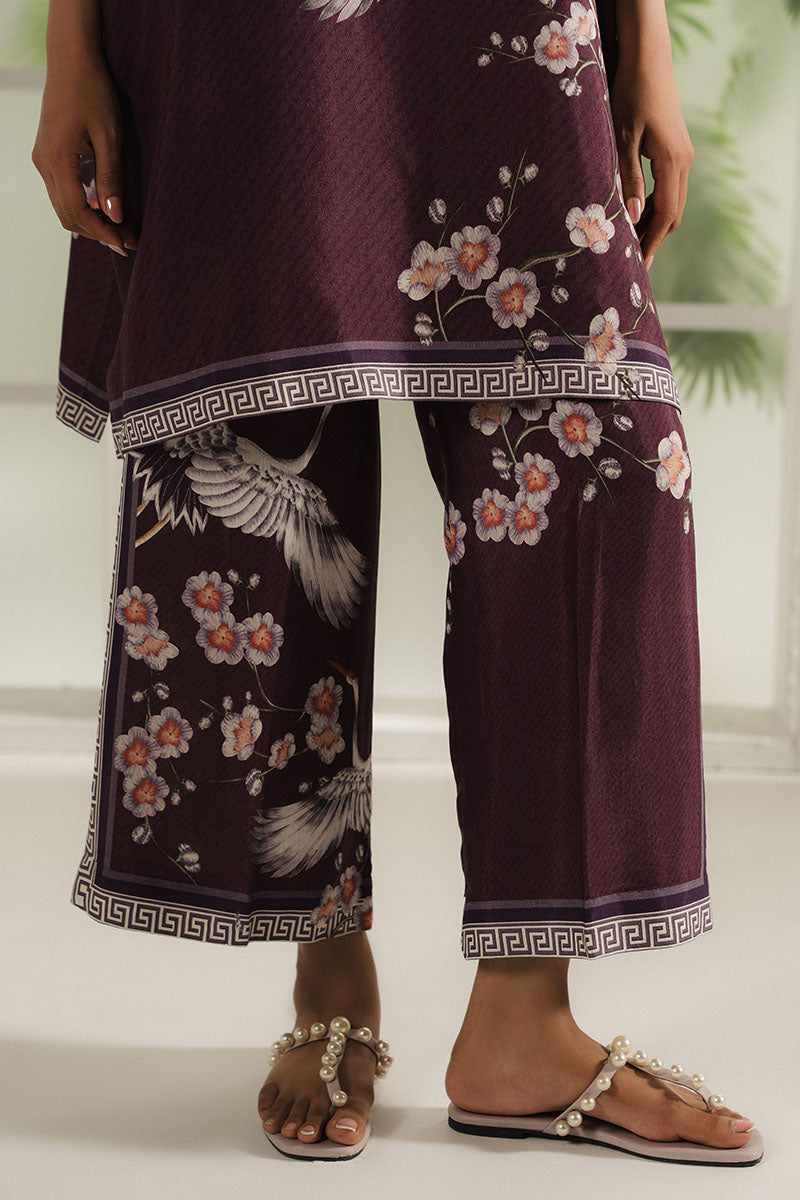 Cross Stitch | Exclusive Pret | Sakura Soar-2PC (Shirt & Trouser)-2