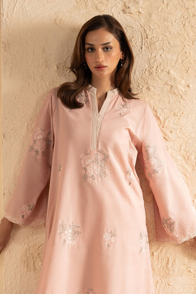 Cross Stitch | Exclusive Pret | Petal Pink-2PC (Shirt & Trouser)