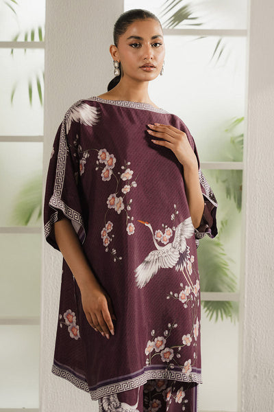 Cross Stitch | Exclusive Pret | Sakura Soar-2PC (Shirt & Trouser)