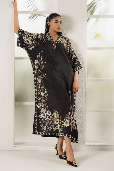 Cross Stitch | Exclusive Pret | Black Trellis Printed Silk Shirt