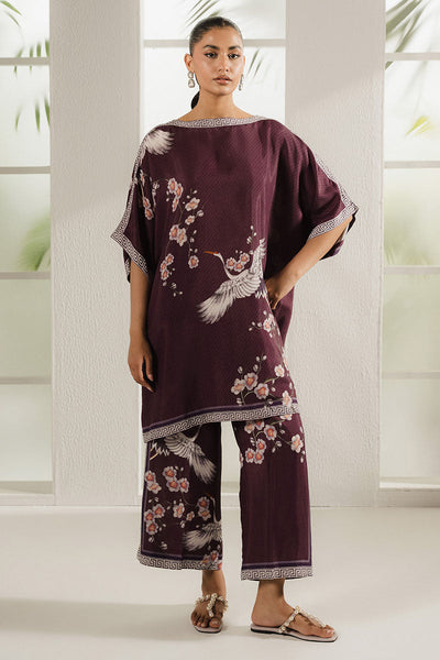 Cross Stitch | Exclusive Pret | Sakura Soar-2PC (Shirt & Trouser)