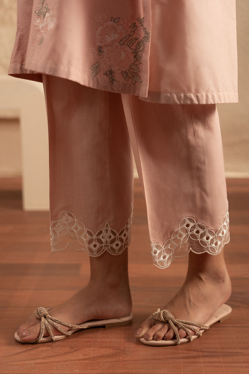 Cross Stitch | Exclusive Pret | Petal Pink-2PC (Shirt & Trouser), image 4