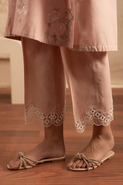 Cross Stitch | Exclusive Pret | Petal Pink-2PC (Shirt & Trouser)