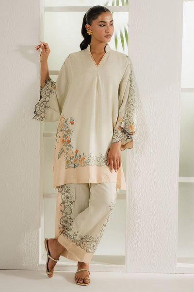 Cross Stitch | Exclusive Pret | Celestial Echo-2PC (Shirt & Trouser)