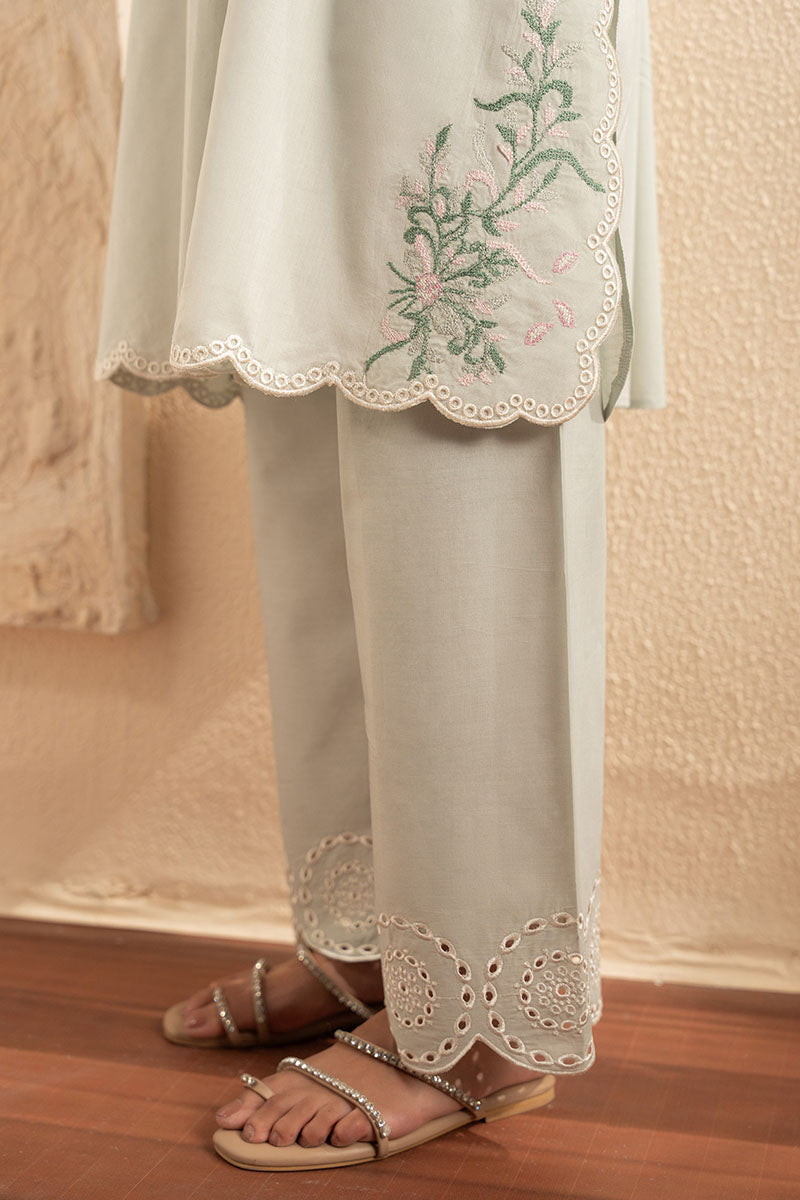 Cross Stitch | Exclusive Pret | Emerald Frost-2PC (Shirt & Trouser), image 5