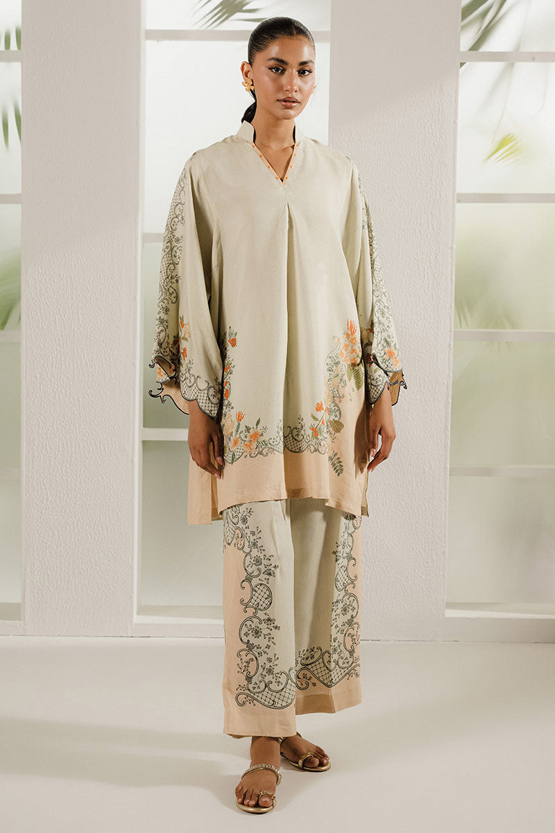Cross Stitch | Exclusive Pret | Celestial Echo-2PC (Shirt & Trouser)-3