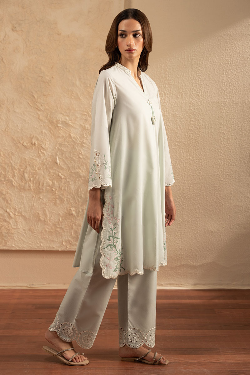 Cross Stitch | Exclusive Pret | Emerald Frost-2PC (Shirt & Trouser)-6
